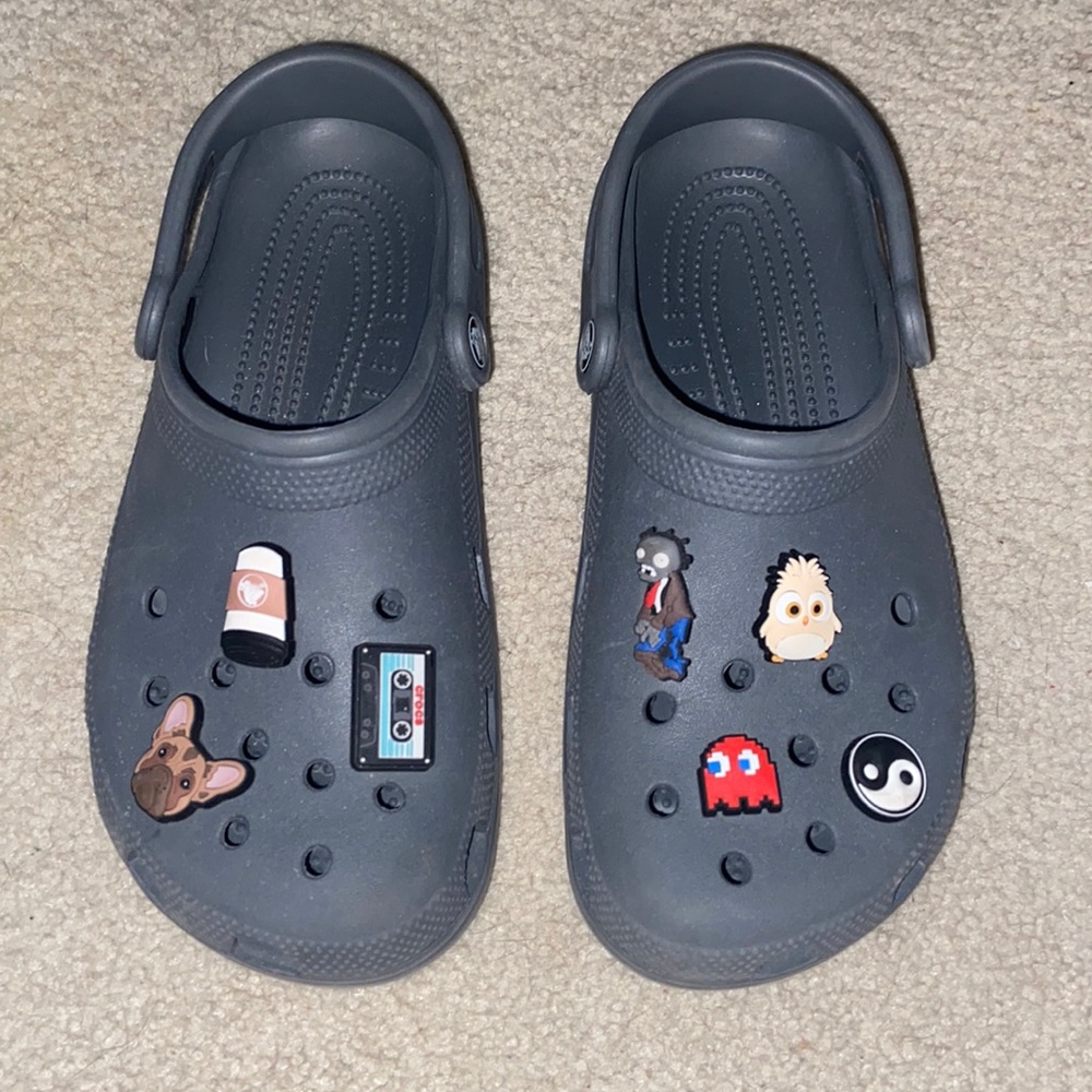 Grey Crocs
